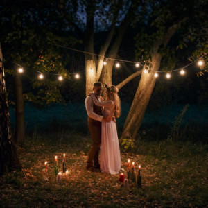 Lauko šviestuvas su šviesos grandine ir spiralinėmis lemputėmis, jungiamas - Link Me Light - Lumisky