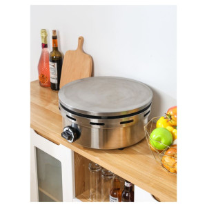 Profesionali duoninė keptuvė su dujomis - Ø 40 cm - Dynasteel