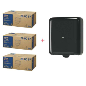 Pradinis paketas TorkMatic juodos spalvos rankšluosčių rulonams ir minkštiems Advanced rankšluosčių rulonams