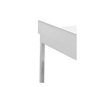 Inox stalas su atlošu ir lentyna Dynasteel - Tvirtas ir Praktiškas