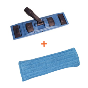 Plovimo vežimėlis su rėmu ir franže - 2 x 15 L | Azurdi