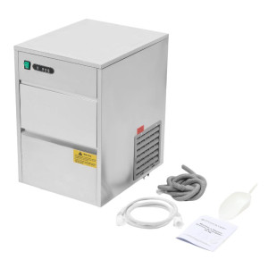 Dynasteel Tuščiavidurių ledo kubelių gaminimo mašina po stalviršiu | Gamyba 20 kg/dieną