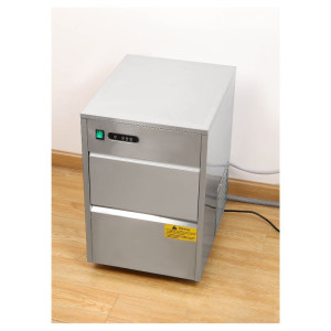 Dynasteel Tuščiavidurių ledo kubelių gaminimo mašina po stalviršiu | Gamyba 20 kg/dieną