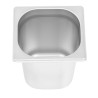 Bakas Gastro GN 1/6 iš nerūdijančio plieno - Gylis 200 mm - 3,4 L Dynasteel: Patvarus ir patogus