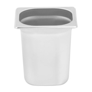 Bakas Gastro GN 1/6 iš nerūdijančio plieno - Gylis 200 mm - 3,4 L Dynasteel: Patvarus ir patogus