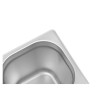 Bakas Gastro GN 1/6 iš nerūdijančio plieno - Gylis 200 mm - 3,4 L Dynasteel: Patvarus ir patogus
