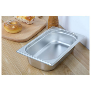 Bac Gastro GN 1/4 Inox - Gylis 65 mm - 1,8 L - Dynasteel