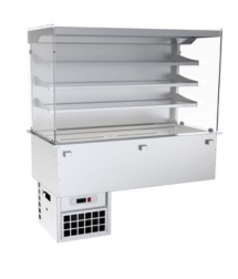 Atvėsinimo vitrina įmontuojama